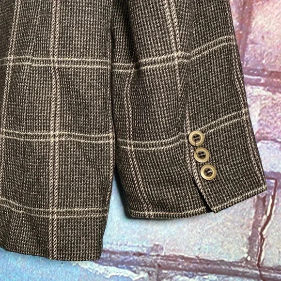 Designs by Derek Martin Women's Blazer Size 16 Blazer Plaid Grey - Picture 7 of 8